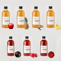 전통 자연발효 파인애플식초 홍초 사과 바나나 생강 석류 500ml