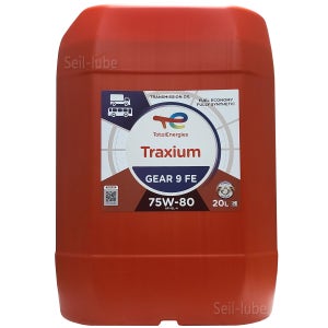 토탈 트랙시움 기어 9 FE 75W80 20L 상용차 100% 합성 장수명 자동화 변속기 및 수동 미션오일 ZF 01E 02E 싱가포르산 (AMT 12단 MT 16단)