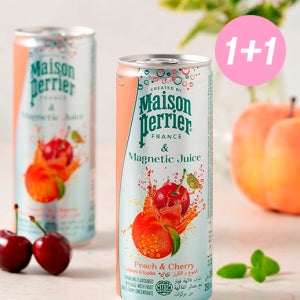 (1+1행사) 메종페리에 마그네틱 주스 피치 앤 체리 250ml 24캔+24캔