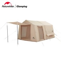네이처하이크 글램핑 장박 캠핑 거실형 리빙쉘 에어 면 돔 그늘막 텐트 12X 에어폴 전실
