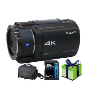 소니 FDR-AX43A 4K256G메모리 U21가방외 4K캠코더 광학20배