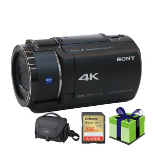 소니 FDR-AX43A 4K256G메모리 U21가방외 4K캠코더 광학20배
