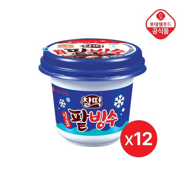롯데 찰떡일품팥빙수 240ml x 12개