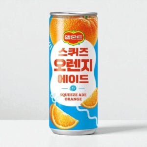 롯데 델몬트 스퀴즈 오렌지에이드 240ml 30캔 슬림캔 캔음료