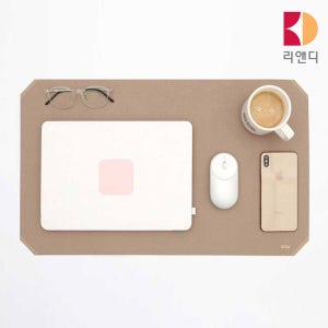 가죽 데스크매트 키보드 마우스 패드 책상 깔개 투톤 양면