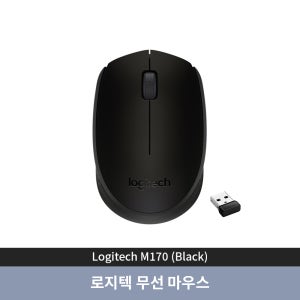 로지텍 M170 무선 마우스 블랙