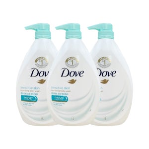 도브 바디워시 센서티브 1L 3개 바디클렌저