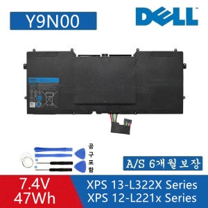 Y9N00 C4K9V PDell xps 12 L321X L322X 델노트북배터리