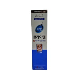 나이스데이 페리오 클라이덴 화이트닝 솔루션 뉴 치약 120g