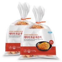 애터미 국산 저온숙성 전통발효 토굴 전통 묵은지 1.5kg x 2개