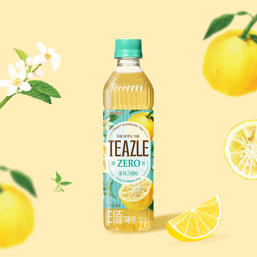 티즐 제로 유자그린티 500mL 10개