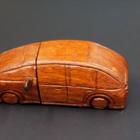 장미목 원목 자동차 모양 조각 귀여운 앙증맞은 선물USB