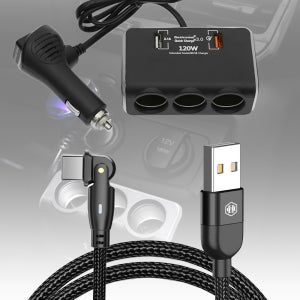 c타입 고속 멀티 핸드폰 충전기 휴대폰 usbc 급속 멀티 시거잭 2m