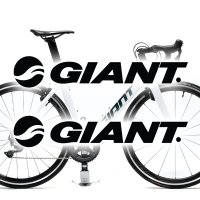 자이언트(구)(2개1세트) 스티커 로고 엠블럼 데칼 시트지 자전거 Giant