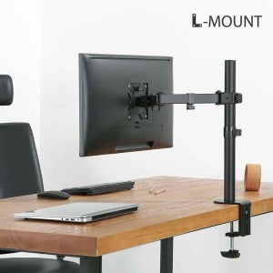 엘디엘마운트 클램프 싱글 모니터암 거치대 데스크 관절형 APL-C012
