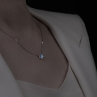 [쏘네] 전체 실버 925 클래식 프로즌 목걸이, All Silver 925 Classic Frozen Necklace