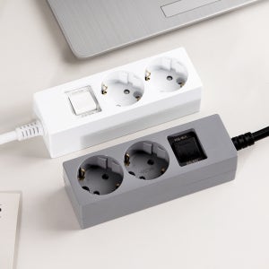 스윗홈 멀티탭 콘센트 접지 안전 16A 과부하차단 스위치 2구 1m