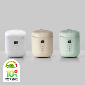 [으뜸효율 대상] 제니퍼룸 전기밥솥 미니 마카롱 밥솥 소형 자취 2인용 화이트 JR-RC0311WH