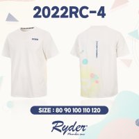 RYDER 라이더 티셔츠 2022RC-4 코튼라이크 시리즈 남여공용 배드민턴티셔츠