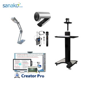 쌍방향 원격수업 자동녹화 PTZ 카메라 4K WEBCAM 무선마이크 WPS1000-U