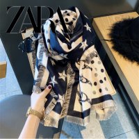 ZARA 자라 여성 가을 겨울 목도리 엄마 머플러 인스타 캐시미어 울 숄 아우터 두꺼운