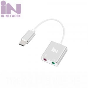 인네트워크 7.1채널 C타입 사운드카드 외장형 IN-U71WN