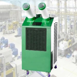세기 산업용 에어컨 2구형 이동식 공업용 산업용 야외용 경기장 주차장 작업장 FINE