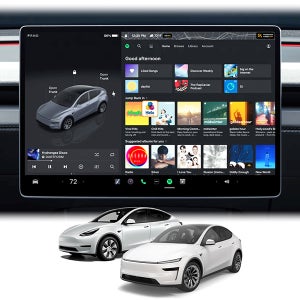 테슬라 모델 와이 Y 주니퍼 보호필름 내비게이션 강화유리 액정보호필름 고화질 지문방지