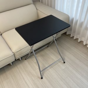 접이식 대형 테이블 침대 베드 트레이 높은테이블 원룸간이책상 침대입식사각 미니 컴퓨터테이블 600x400