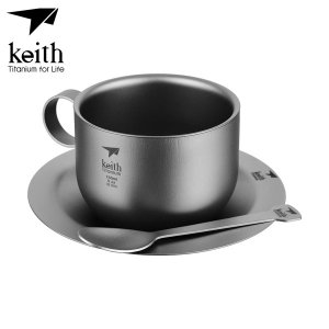 키이스 티타늄 더블월 찻잔 세트 Office Cup (Ti3601)