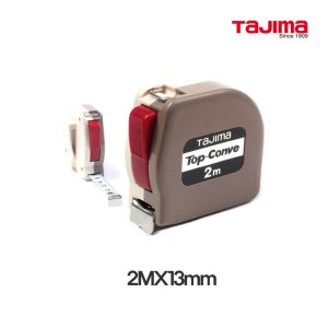 TAJIMA 타지마 자동 줄자 TOP-20B /2MX13mm/ 벨트 그립형/ 테이프재질: SK-5/ 충격완화장치/ 0점 보정 이동 고리/ 버튼을 누르면 테이프 들어감/미니 휴대용