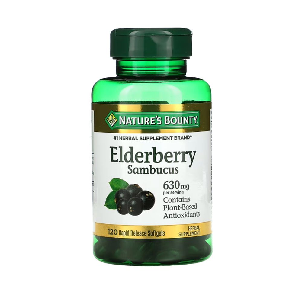 네이처스바운티 <b>엘더베리 삼부커스 210mg</b> 120정