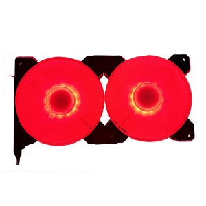 PCI슬롯 레드 LED쿨러 120MM 컴퓨터조립 튜닝 시스템팬 VGA카드 CPU쿨러 보조팬