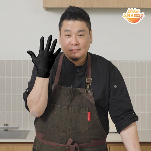 니트릴장갑 발암물질 없는 질긴 고무장갑 알러지프리 100매 식품용 다용도