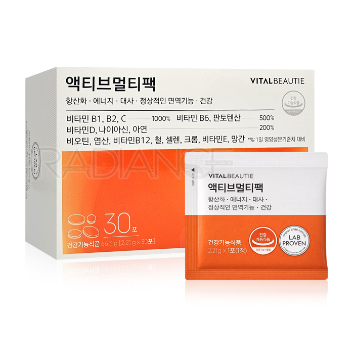 바이탈뷰티 액티브 멀티팩 30일분