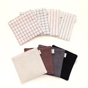 몽실공장 패브릭 티코스터 컵받침 린넨 코스터 코스타 티코스트