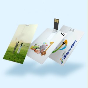 카드형 3.0 USB 4GB 소량 대량 맞춤 인쇄가능 데이터복사