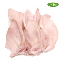 가나안식품 국내산 돼지고기 귀 1kg 순대 국밥 족발 부속고기