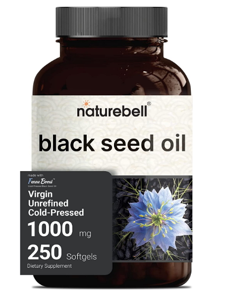 NatureBell <b>블랙</b>커민<b>씨드오일</b> 250정 <b>Black</b> Seed <b>Oil</b> <b>블랙</b>커민시드