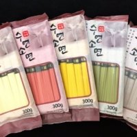 (5봉지)가정용국수 300g(사과소면,강황소면,홍국소면,클로렐라소면,흑미소면)