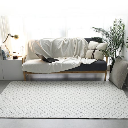 충무몰 PVC 폭신폭신 초특대형 양면쿠션 거실놀이매트 대형 L 200x140cm