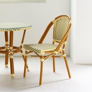 인블루 나폴리 라탄체어 라탄 북유럽 카페 테라스 야외의자