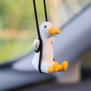 그네타는 꽥꽥 오리 석고 방향제 디퓨저 신발 냄새제거 실내 차량용 오리+밤부향