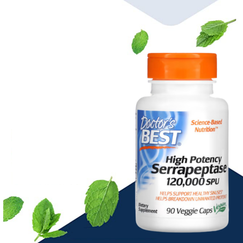 닥터스베스트 <b>세라펩타아제 120000SPU</b> 90정
