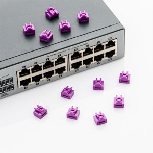 스마트키퍼 랜포트락 12P 포트 보안 잠금장치 시스템 물리적보안 7가지색상