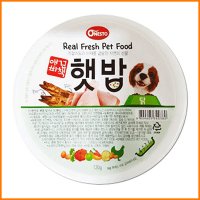 애견비책 햇밥 강아지 주식캔 닭고기120g