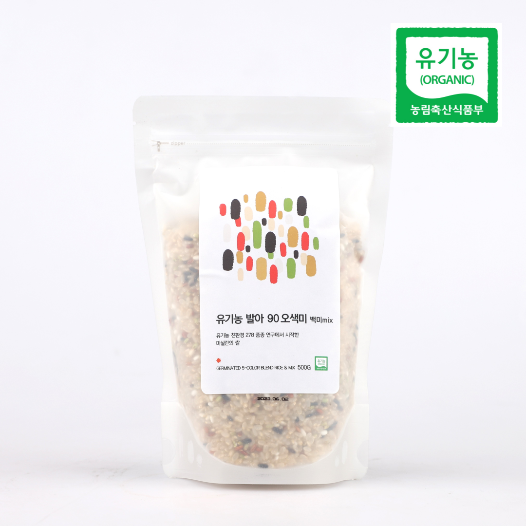 미실란 유기농 발아오색미(9분도미 혼합 오색 발아현미) 500g, 1개