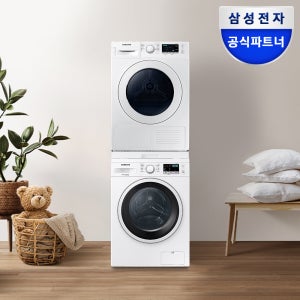 삼성 세탁기 건조기 세트 WW90T3000KW + DV90T5440KW 화이트