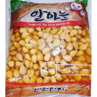 대량 마늘 초절임 4kg/4개 알 간장 장아찌 식당 업소