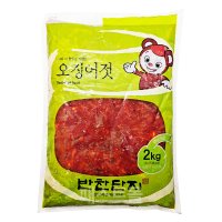 반찬단지 오징어젓(비닐) 2kg